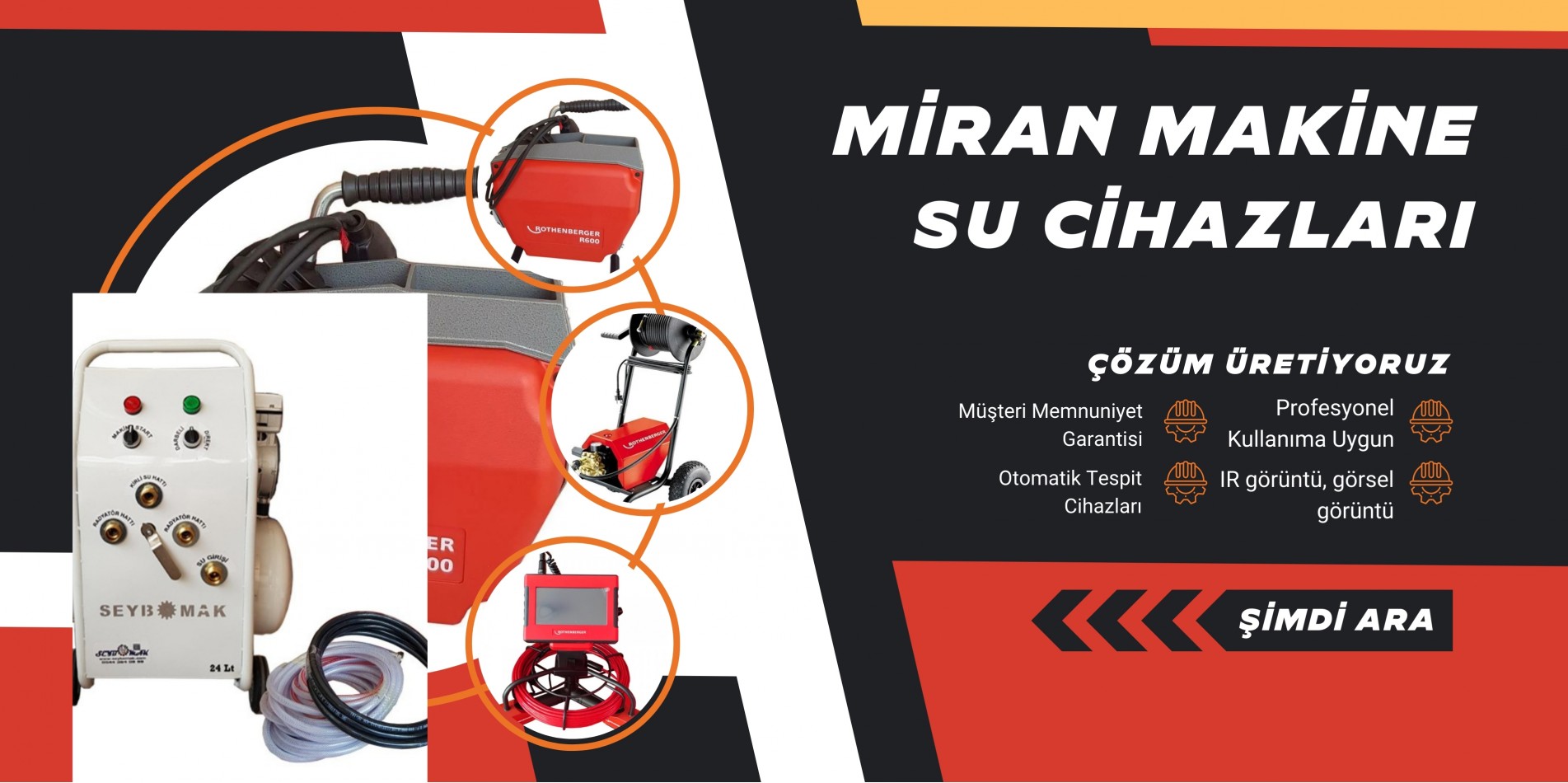 Kanal Açma Makinesi.<br>Miran Makine